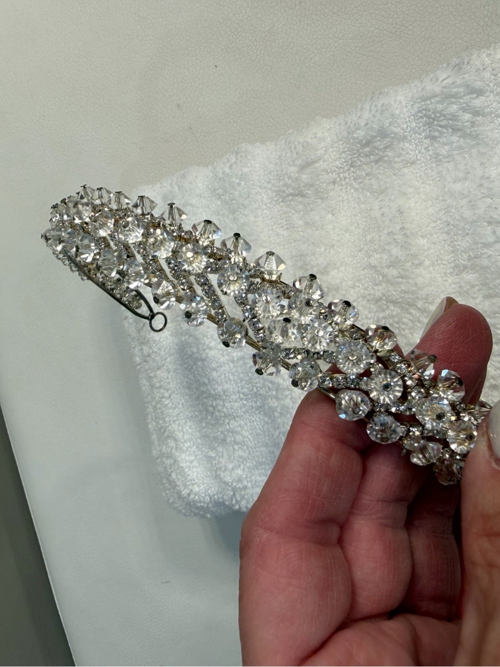 Tiara, crystal headband for wedding, prom, first communion, special occasion